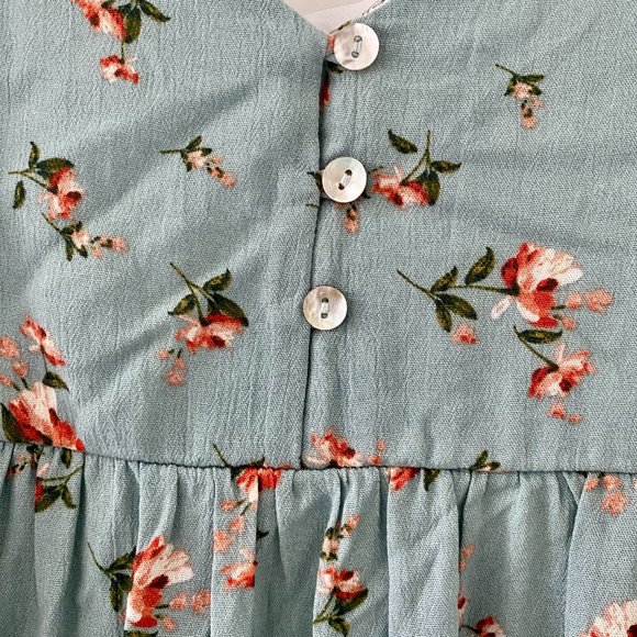 Kaileigh Rebecca Button Front Dress Mint Size Medium - Picture 4 of 8